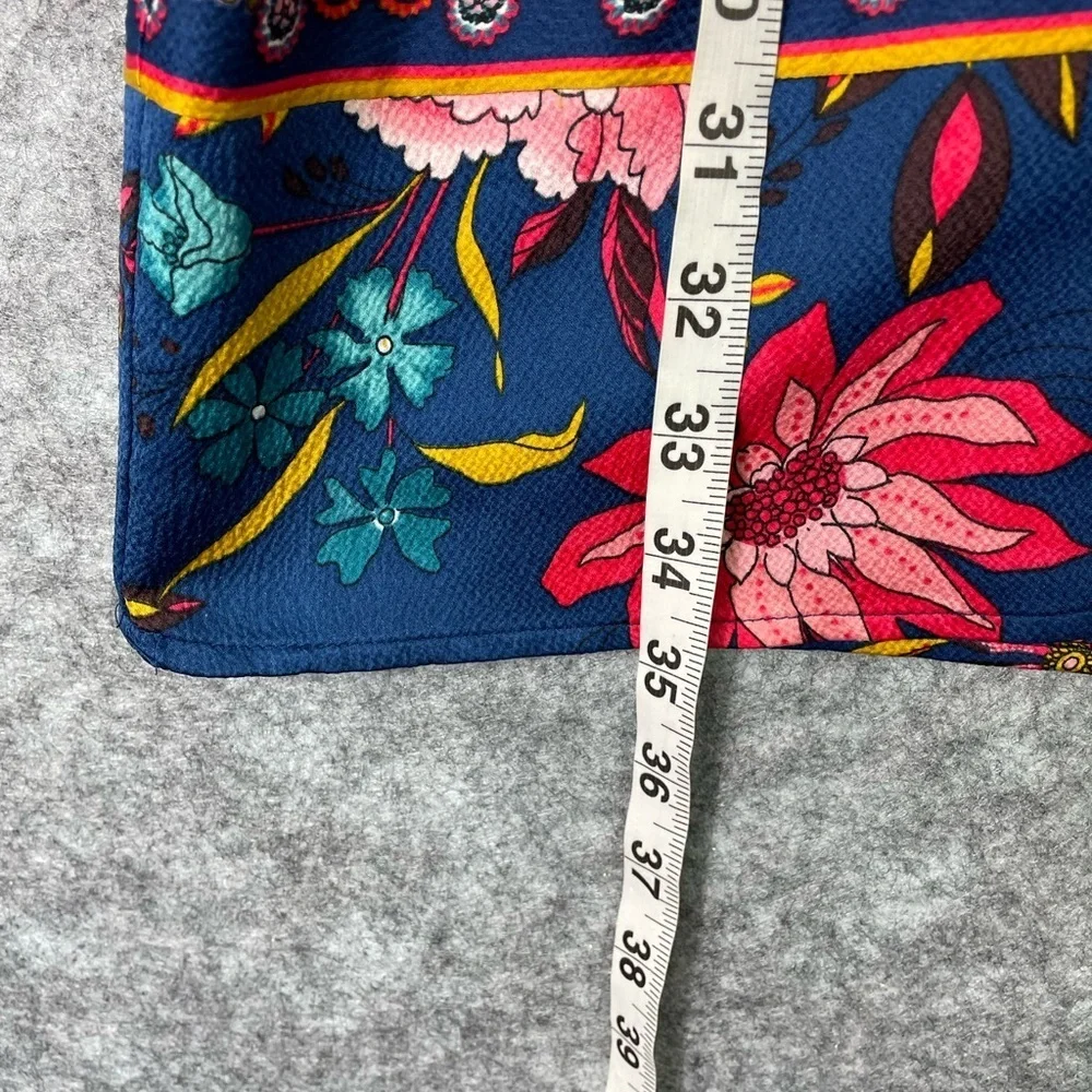 Ann Taylor LOFT Women’s Dress Size Small Wildflower Satin Shift Dress Colorful - Picture 7 of 12